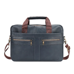 Genuine Leather Business Bag Briefcase - Laptops up to 16-inch