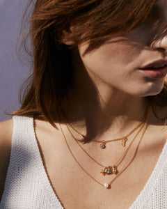 Sea Seeker & Grit Layered Necklace Set