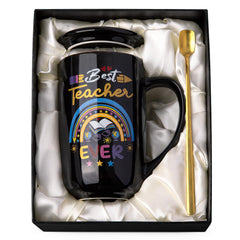 Teacher Gifts - Teacher Appreaciation Gifts - Best Teacher Gifts for Women Men - Birthday Gifts Ideas for Teacher - Teacher Days Gifts Retirement Gifts for Teacher - Large Porelain Coffee Mug 18oz