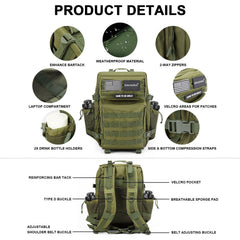 Raider Series Travel Bag & Laptop Backpack for Laptops up to 17.3-inch