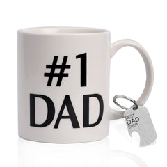 Zenply Best Dad Mug Dad Coffee Mug 11 oz Funny Coffee Mugs Novelty Dad Christmas Gifts for Dad Birthday Presents for Dad Papa Husband Grandpa From Daughter Son Wife Printed on Both Sides