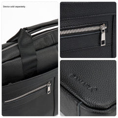 Genuine Leather Business Bag Briefcase - Laptops up to 16-inch