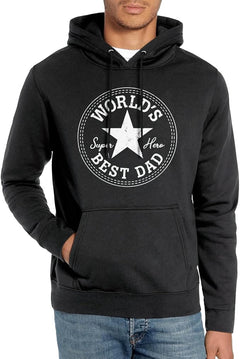 IORTY RTTY Worlds Best Dad Hoodie for Men Dad Gifts Christmas Birthday Gifts for Dad Mens Sweatshirt Dad Sweatshirt for Men (black M)