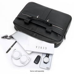 Genuine Leather Business Bag Briefcase - Laptops up to 16-inch