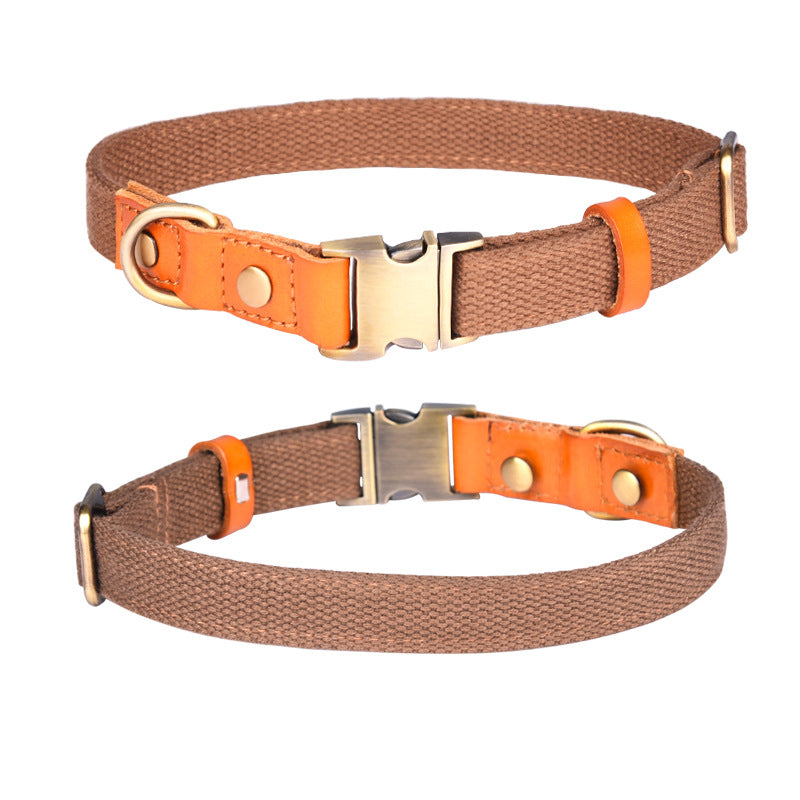 Comfortable Leather Engraved Pet Collar