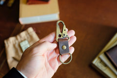Leather Key Clip N1 - Handmade Full-Grain Leather | Yarets Leather