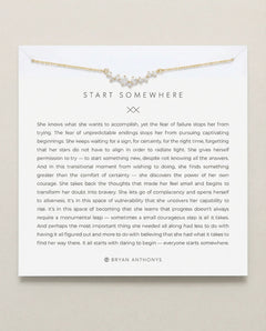 Start Somewhere Necklace