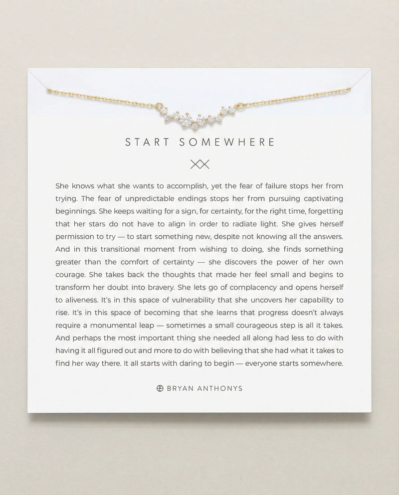 Start Somewhere Necklace