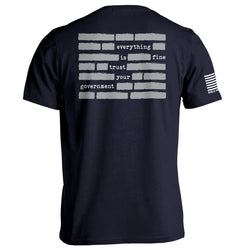 Trust The Government Redacted (Back Print)