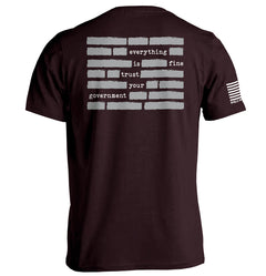Trust The Government Redacted (Back Print)
