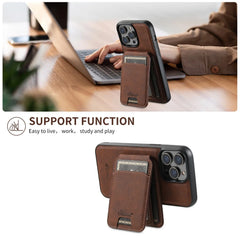Leather Magnetic Wallet iPhone Case