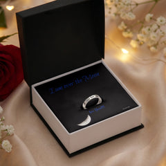 I am over the Moon for you!! Name Ring, Word Ring, Custom Word