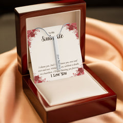Personalized Engraved on 4 sides, I love you!