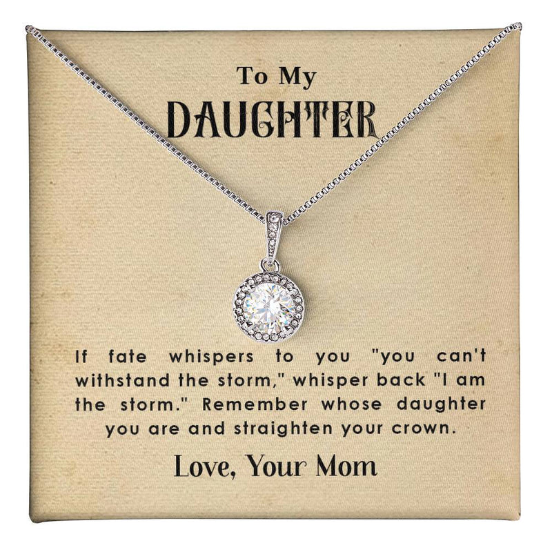 Straighten Your Crown - Eternal Hope Necklace Personalization, Gift for her, daughter, birthday, holiday, Christmas