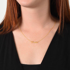 Name Necklace for her, Gifts for Mom, daughter, birthday, holiday, Christmas