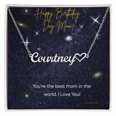 Happy Birthday Mom. You are the best mom in the world!