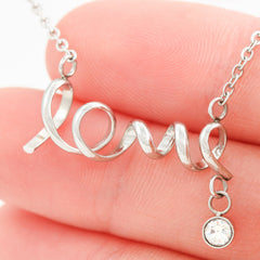 To My Soulmate -I love you! Love Necklace