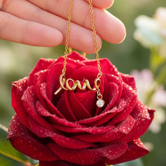 To My Soulmate -I love you! Love Necklace