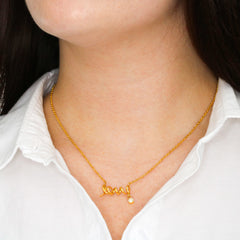 To My Soulmate -I love you! Love Necklace