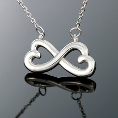 Endless Love Necklace Personal message "I'm over the moon for you!"
