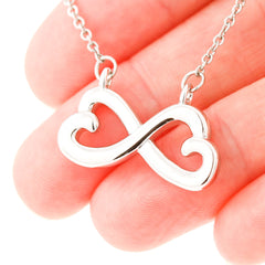 Endless Love Necklace Personal message "I'm over the moon for you!"