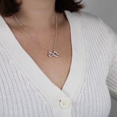 Endless Love Necklace Personal message "I'm over the moon for you!"