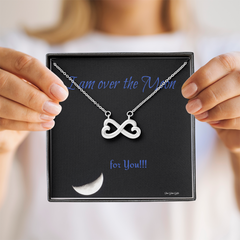 Endless Love Necklace Personal message "I'm over the moon for you!"
