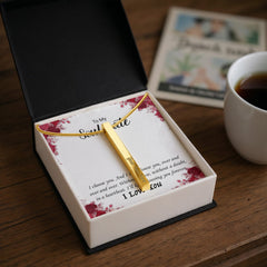 Personalized Engraved on 4 sides, I love you!