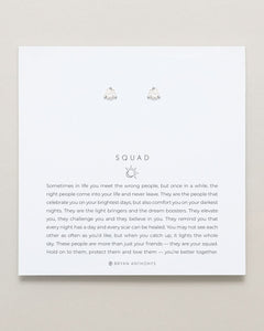 Squad Crystal Stud Earrings