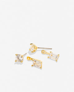 Beautifully Broken Emerald Cut Ear Jackets