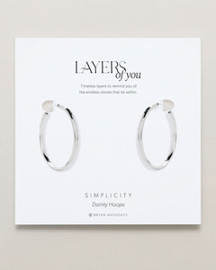 Simplicity Dainty Hoop Earrings