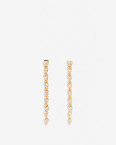 By My Side Pear Cut Chandelier Earrings