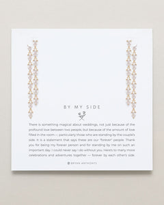 By My Side Pear Cut Chandelier Earrings