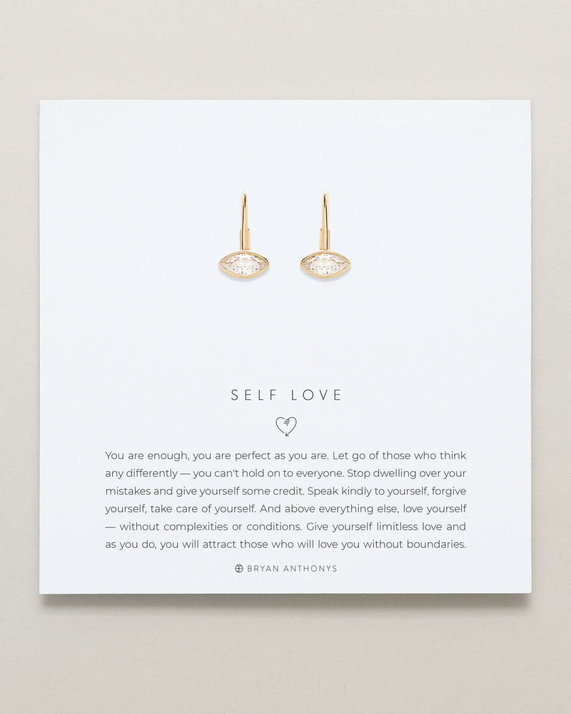 Self Love Marquise Drop Earrings