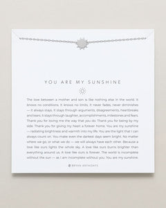 You Are My Sunshine Icon Necklace (Mother Son)
