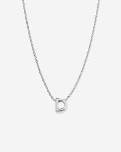 Just For You Initial Necklace — D