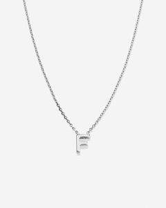 Just For You Initial Necklace — F