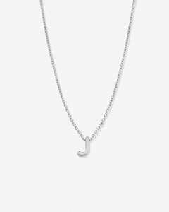 Just For You Initial Necklace — J