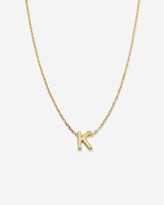 Just For You Initial Necklace — K