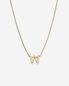 Just For You Initial Necklace — W
