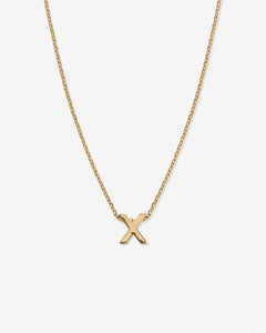 Just For You Initial Necklace — X