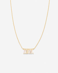 Mom Baguette Dainty Necklace