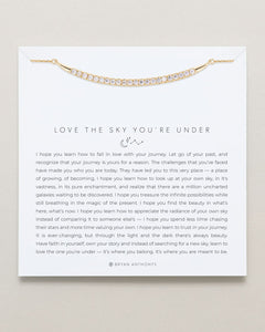 Love The Sky You're Under Pave Necklace