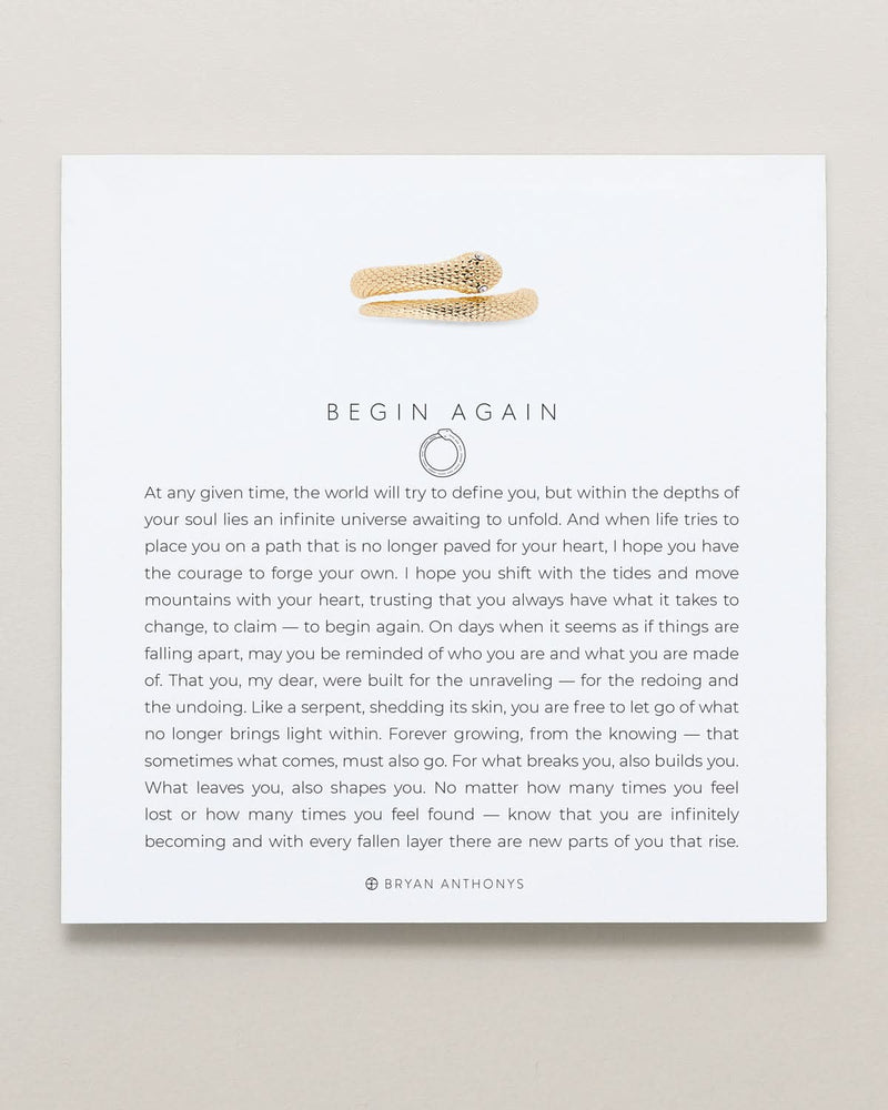Begin Again Ring