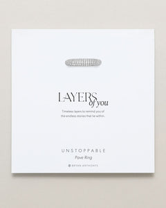 Unstoppable Pave Ring
