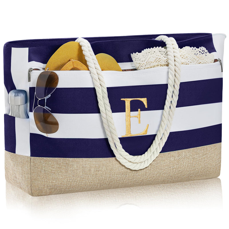 Female Blue Beach Bag Beach Friend Birthday Best Gifts Friend Gifts Friend Birthday Gifts for Women Friendship Gifts for Friends Female Blue Beach Bag Beach Accessories Initial Gifts