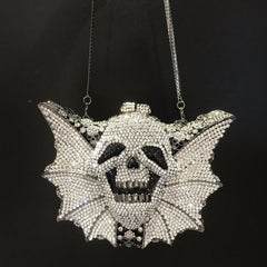 Personalized Bat Studded Diamond Style Handbag