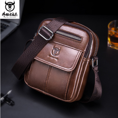 Bull Captain Genuine Leather Shoulder Bag (One)