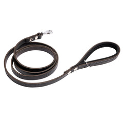 Filbert Genuine Leather Dog Leash Strong Leather Leash for Medium & Small Dogs Leather Leashes for Large Breed Dogs 5.3 ft Leather Leash Training Dog Best Leather Leash Black +4 Colors