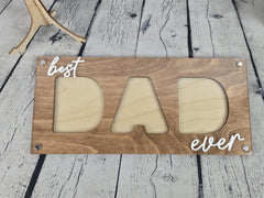 Best Dad Ever Picture Frame